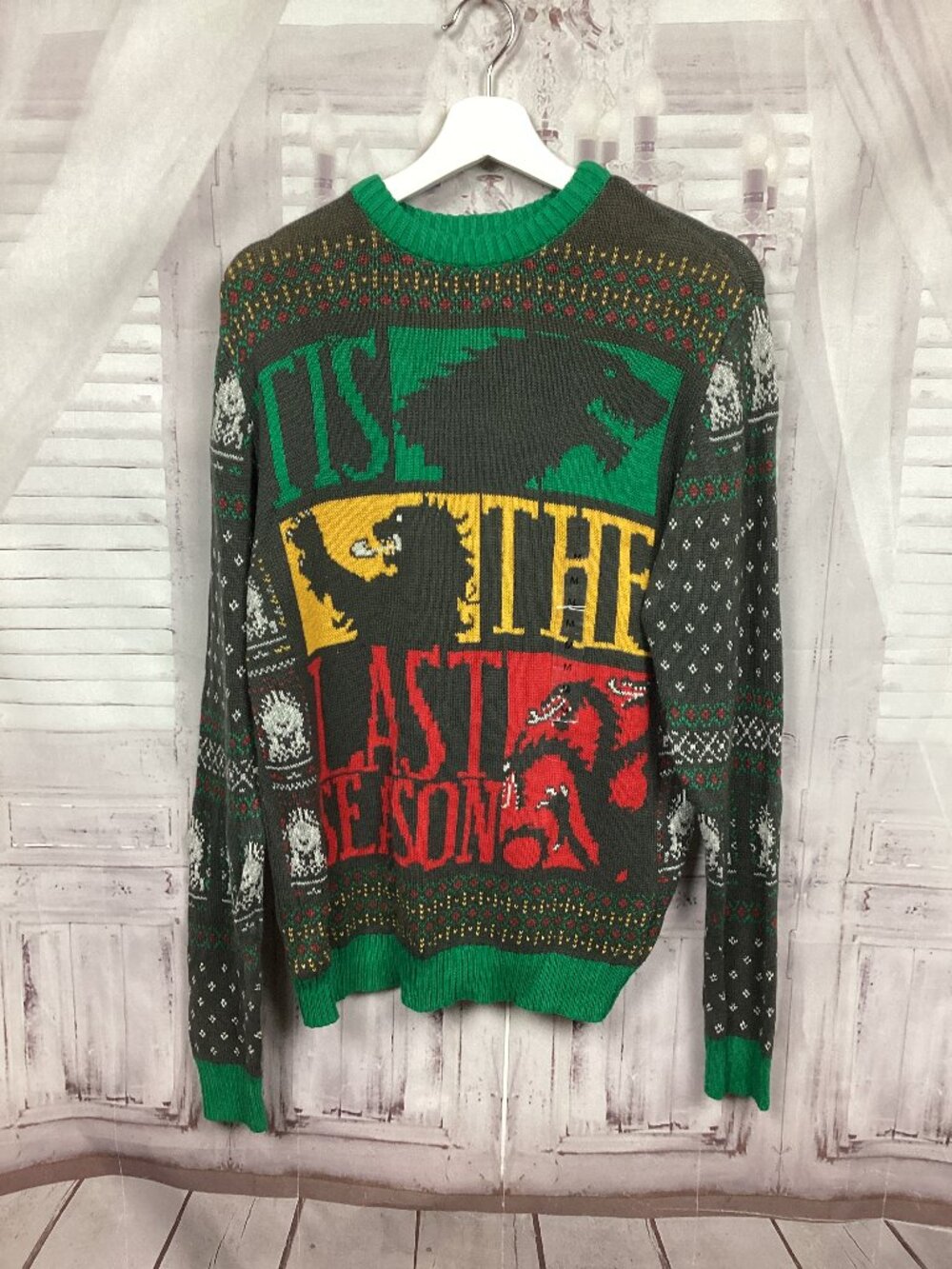 Game of Thrones Ugly Christmas Sweater NWT M